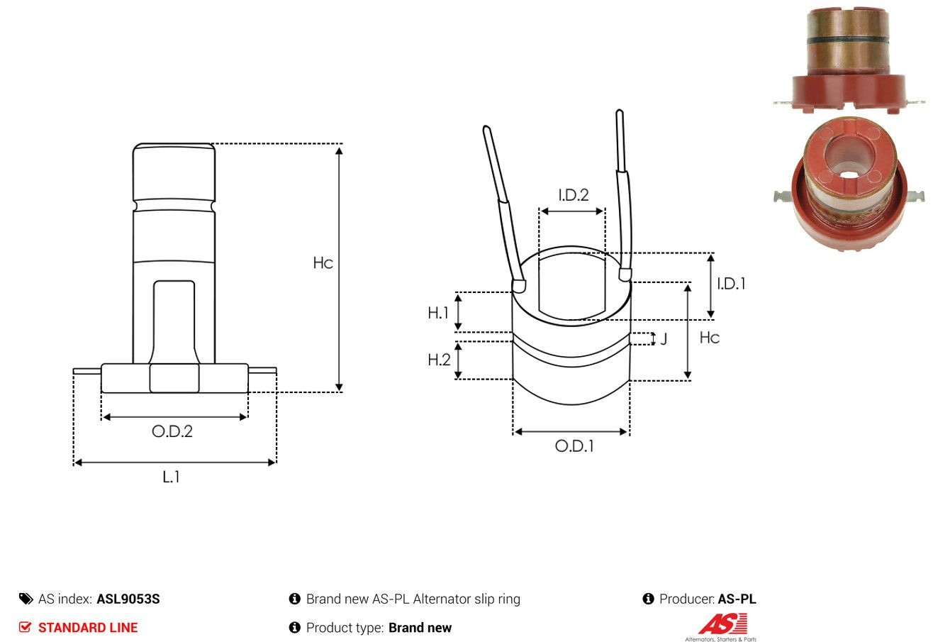 Колектор ротора генератора Cargo F032137571ZDB ціна, від 2.90 USD