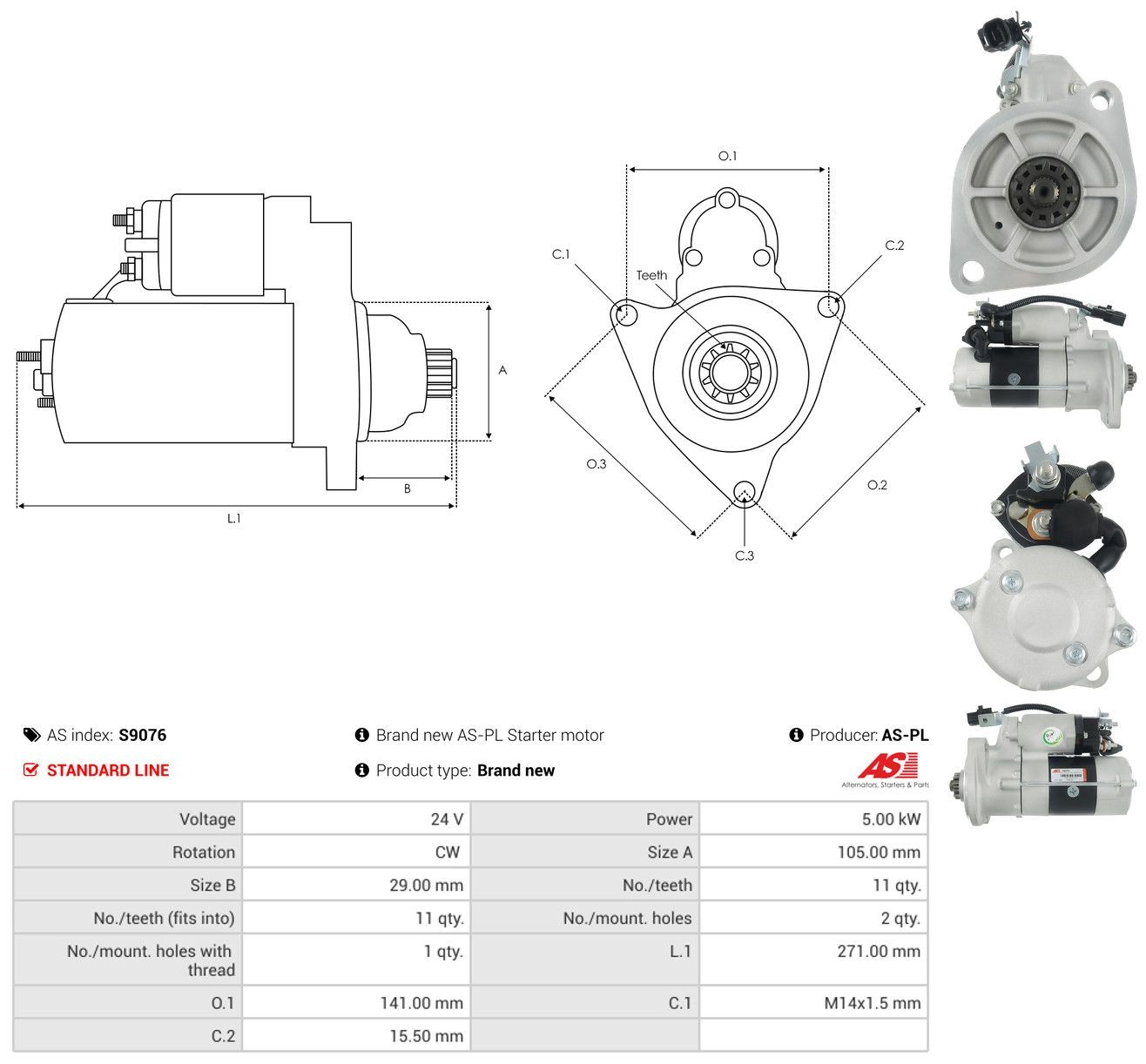 Стартер Dongfeng QDJ2608 ціна, від 176.44 USD