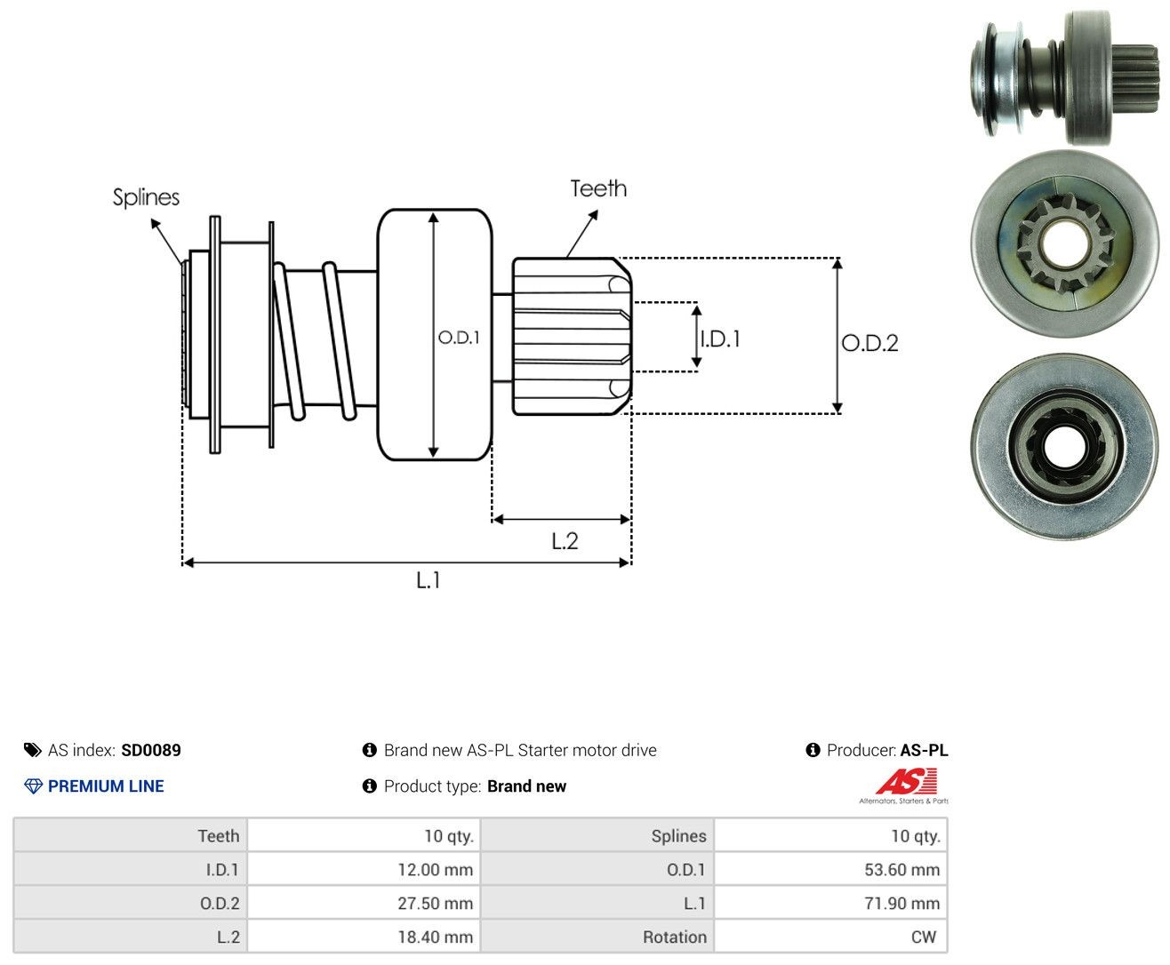 Купити A0001519713 Mercedes Бендикс стартера