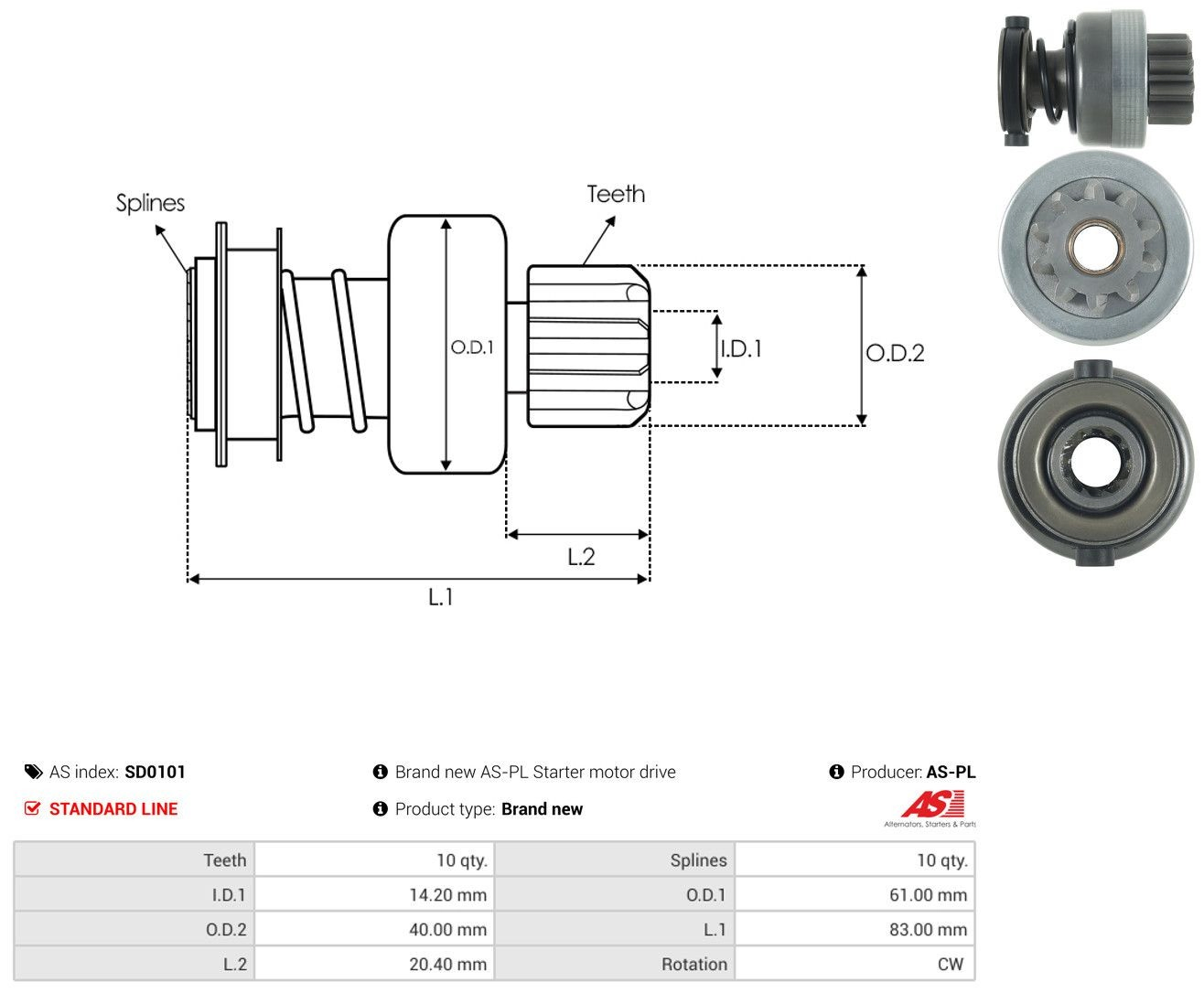 Бендикс As-pl SD0101 ціна, від 15.31 USD