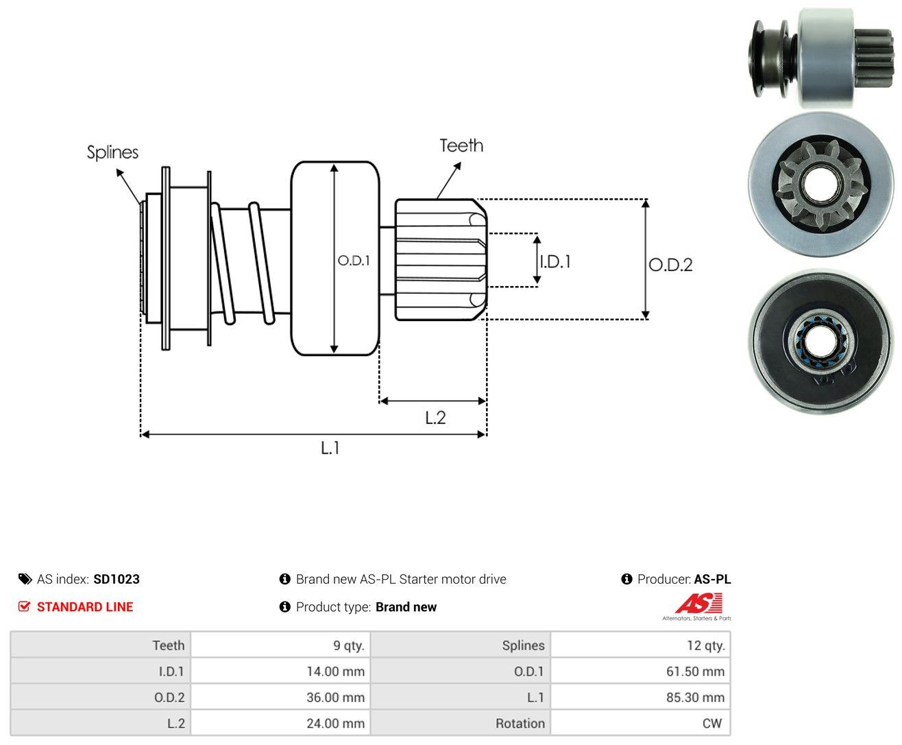  Бендикс стартера Mercedes Benz Truck TRUCK ATEGO 2