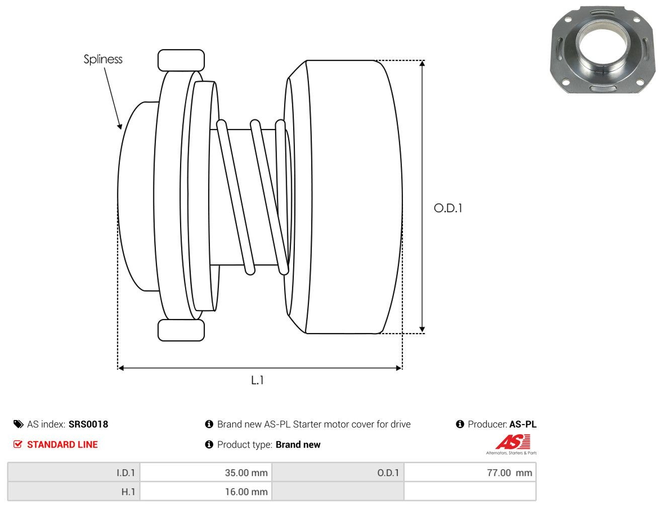Ремкомплект стартера Caterpillar 2Y2379 ціна, від 4.22 USD