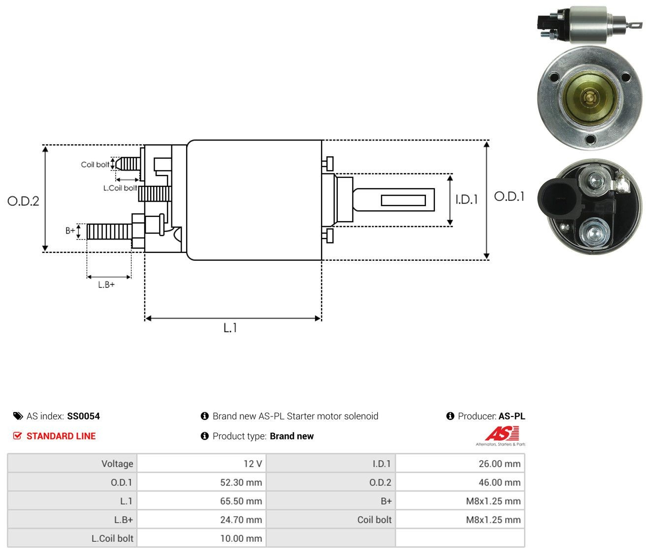 Купити Втягуюче реле стартера Volkswagen Jetta VI 162, 163, AV3, AV2, AY2, AY3