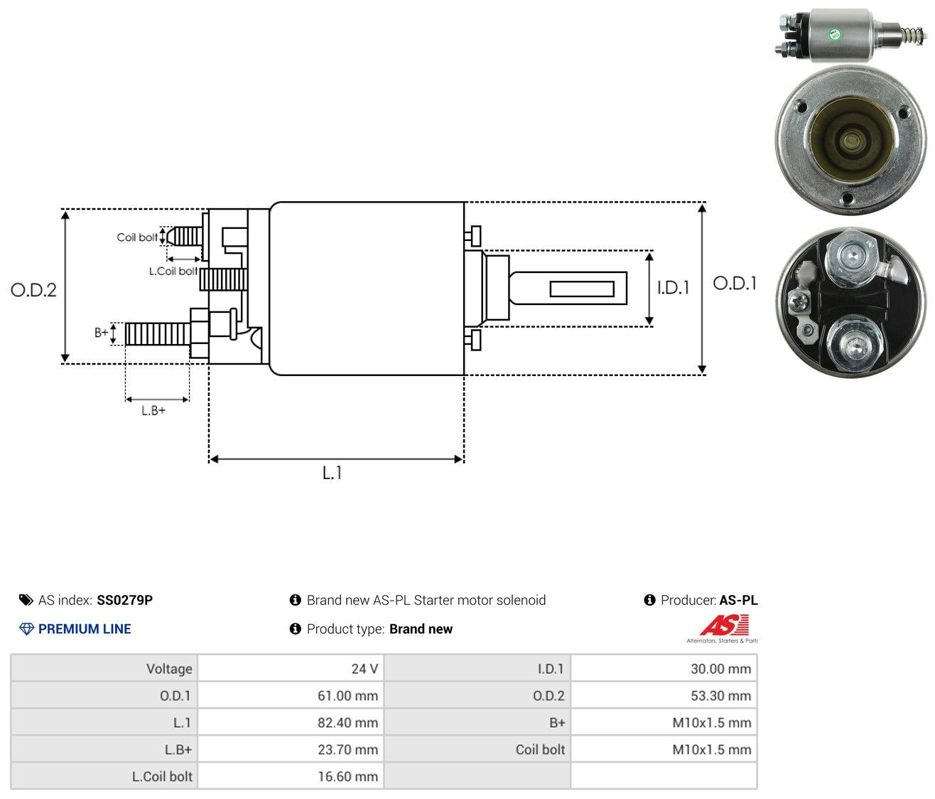 Втягуюче реле стартера A0001529310 Mercedes