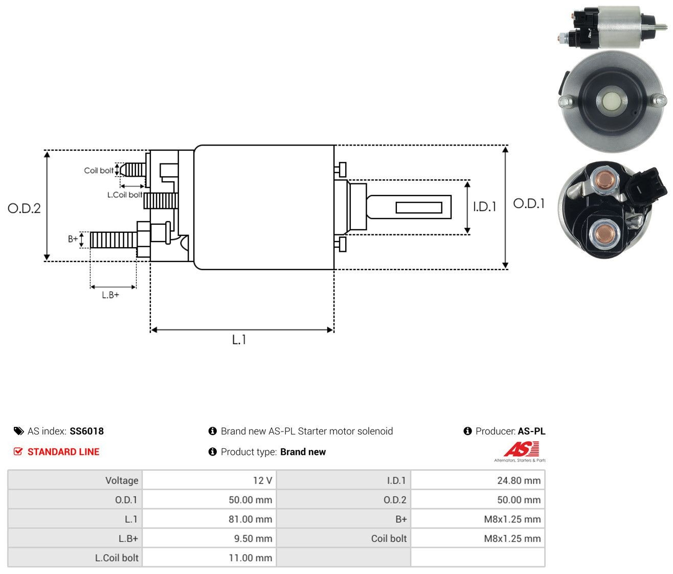 Контактор As-pl SS6018 ціна, від 19.47 USD