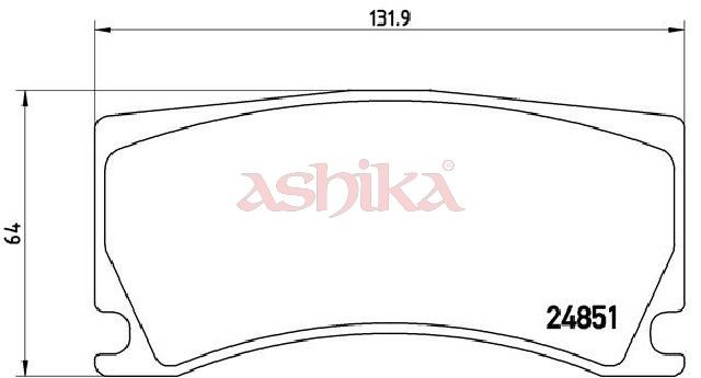 Задні гальмівні колодки 1675992680 Peugeot/Citroen
