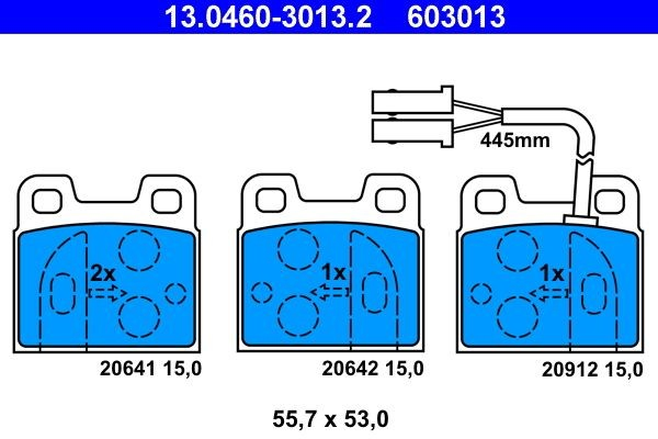 Купити 60704084 Fiat/Alfa/Lancia Задні колодки