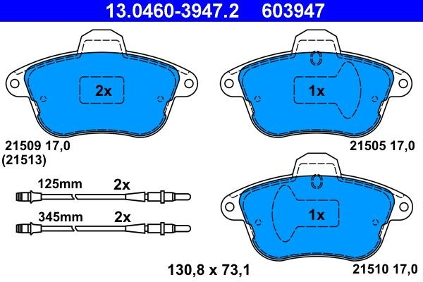 Гальмівні колодки Renault Clio II хетчбек (BB, CB) (1998 - 2010) ціна, від 13.18 USD