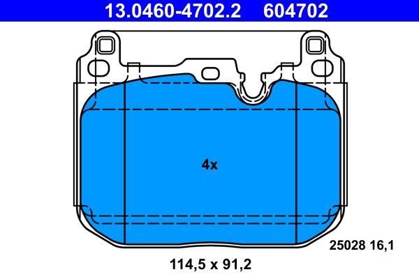 Гальмівні колодки VALEO 601876 ціна, від 79.06 USD