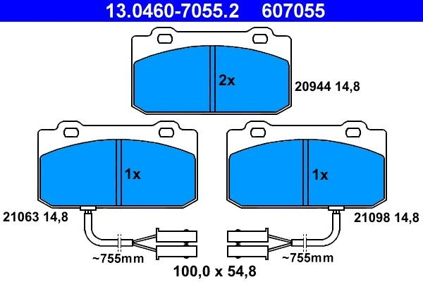 Передні тормозні колодки 71770966 Fiat/Alfa/Lancia