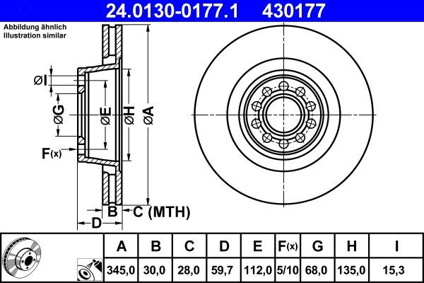 Гальмівні диски передні 986479589 Bosch