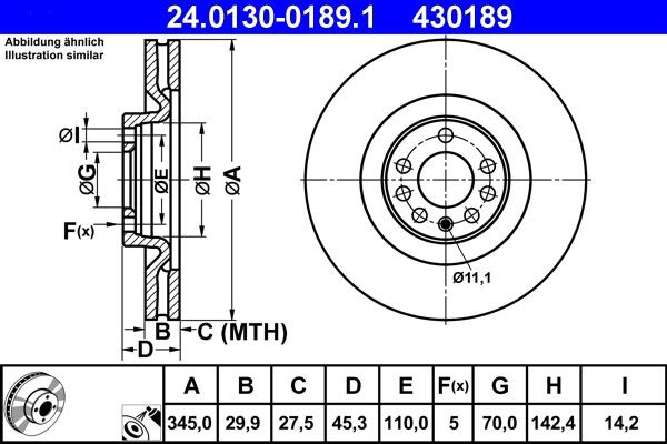 Купити 93188445 Peugeot/Citroen Ротор гальмівний