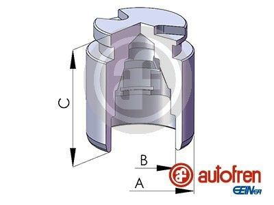 D025119 Autofren Поршень гальмівного супорта заднього