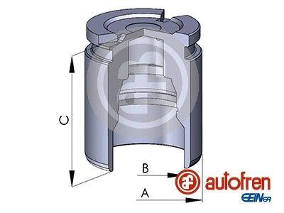 D025126 Autofren Поршень супорта гальмівного, заднього