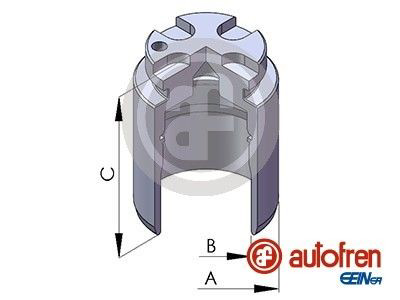 D025418 Autofren Поршень гальмівного супорта заднього