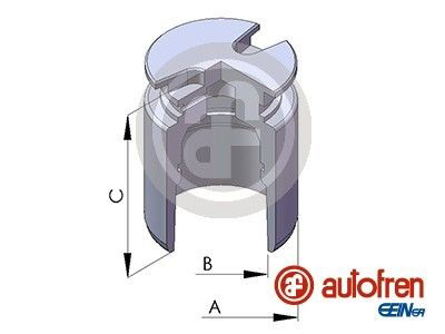 D02554 Autofren Поршень супорта гальмівного, заднього