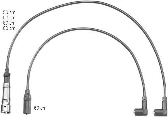 Дроти запалювання Beru ZEF1150 ціна, від 29.28 USD