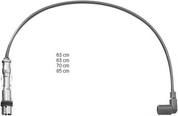 Дроти запалювання Beru ZEF1255 ціна, від 43.15 USD