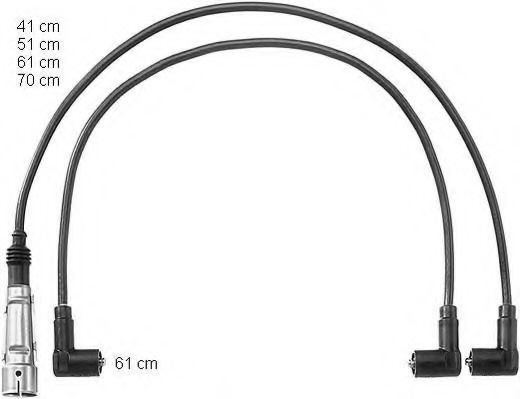Дроти запалювання Beru ZEF716 ціна, від 56.56 USD