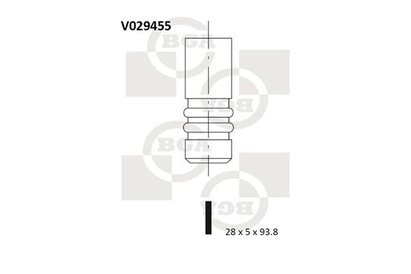 Купити 4878SCR Freccia Клапан впускний