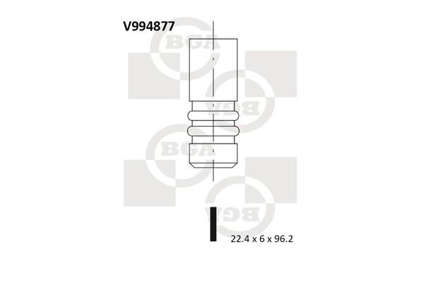 V994877 BGA Клапан випускний
