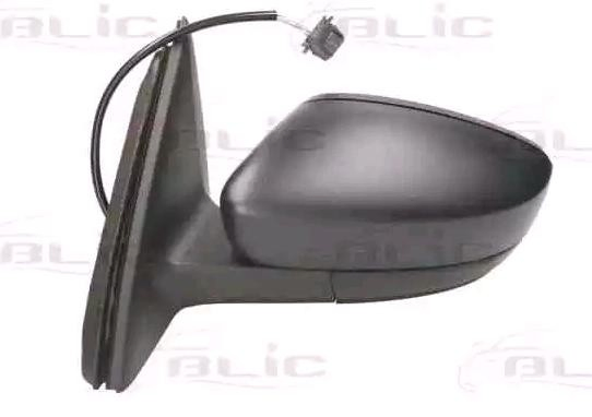 Ліве бічне дзеркало Skoda Rapid хетчбек (NH3, NK3, NK6) (2012 - 2022) ціна, від 63.35 USD