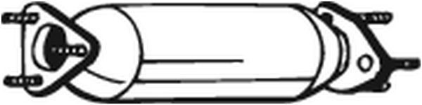 099758 Bosal Каталітичний нейтралізатор відпрацьованих газів