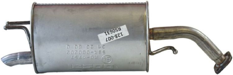 128007 Bosal Глушник, задня частина