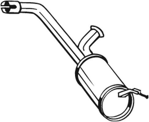 BS135095 Bosal Глушник, задня частина