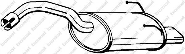 Глушник, задня частина 148183 Bosal