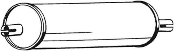 BS176421 Bosal Середній глушник