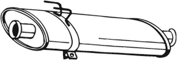 200269 Bosal Середній глушник