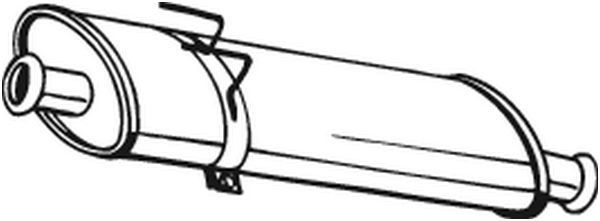 200825 Bosal Середній глушник