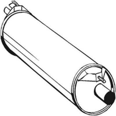235899 Bosal Глушник, задня частина