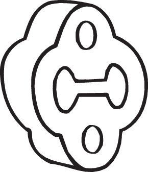 Подушка кріплення глушника Bosal 255275