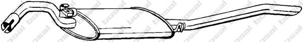 Глушник, задня частина на Seat Toledo I 1L