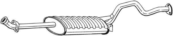 BS282891 Bosal Глушник, задня частина