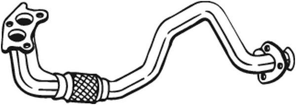 753113 Bosal Штани глушника передні