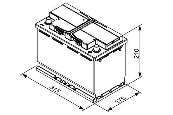 Купити 0092T30320 Bosch Автомобільна батарея