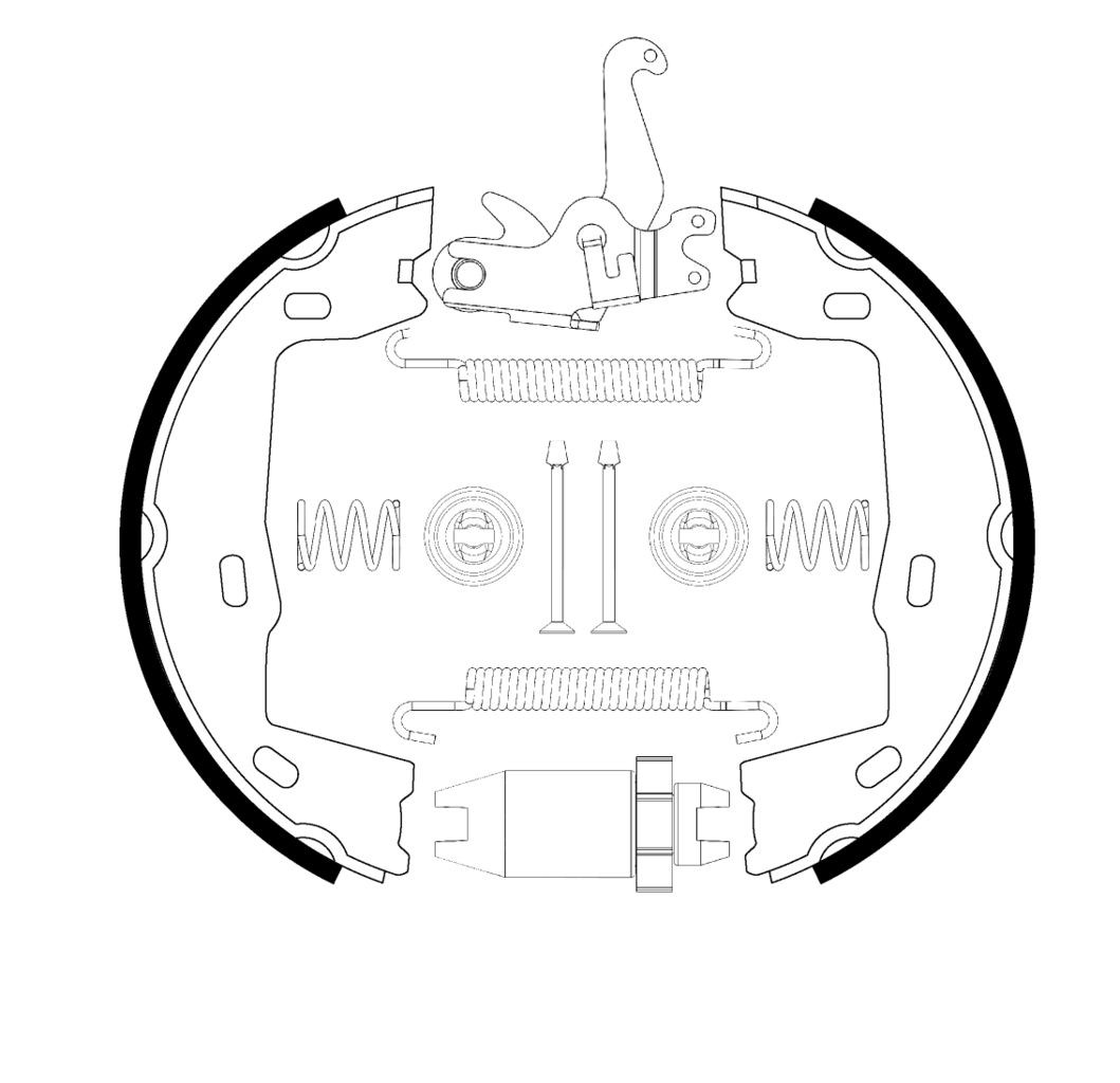 Купити 0204113824 Bosch Гальмівні колодки гальма стоянки
