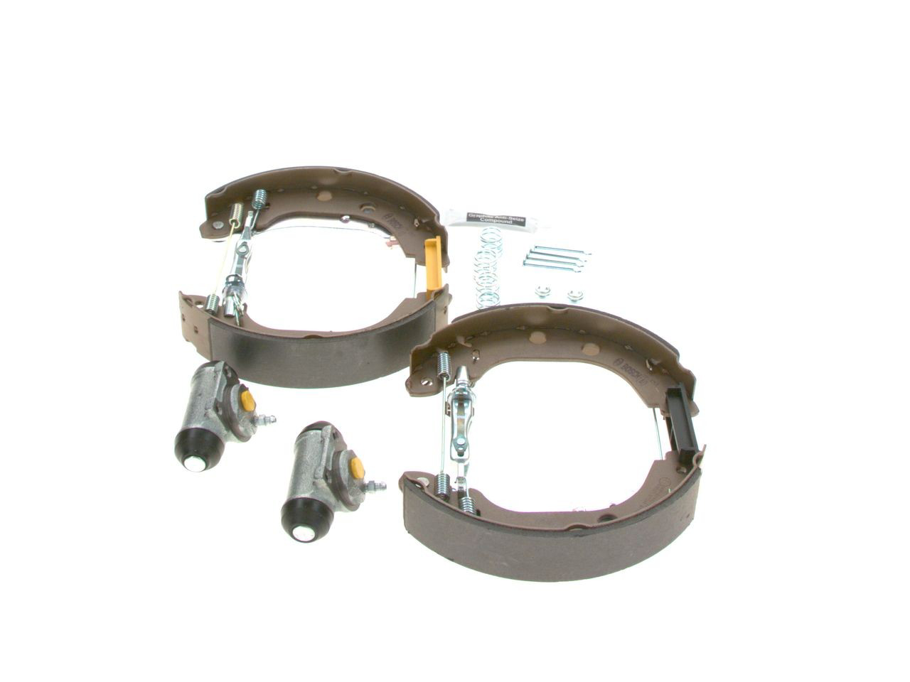 Колодки гальмові задні, барабанні Bosch 0204114167 ціна, від 67.18 USD