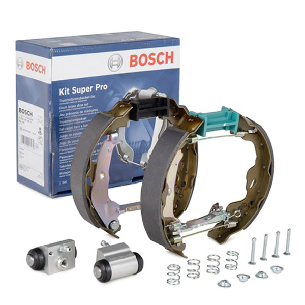 Купити 204114190 Bosch Колодки гальмівні задні барабанні, в зборі з циліндруми, комплект