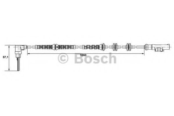 Датчик ABS передній Bosch 0265007685 ціна, від 19.88 USD