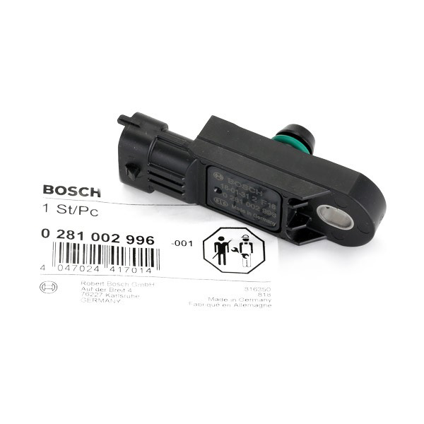 0281002996 Bosch Датчик тиску наддуву турбіни