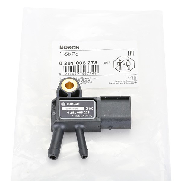 Датчик тиску вихлопних газів 0281006278 Bosch