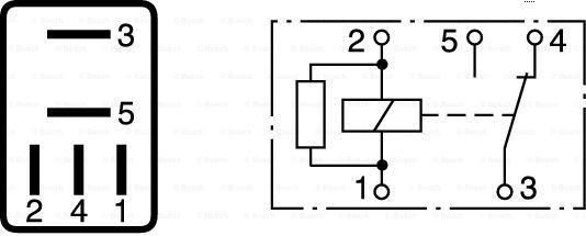 Реле електричне багатофункціональне 0332201107 Bosch