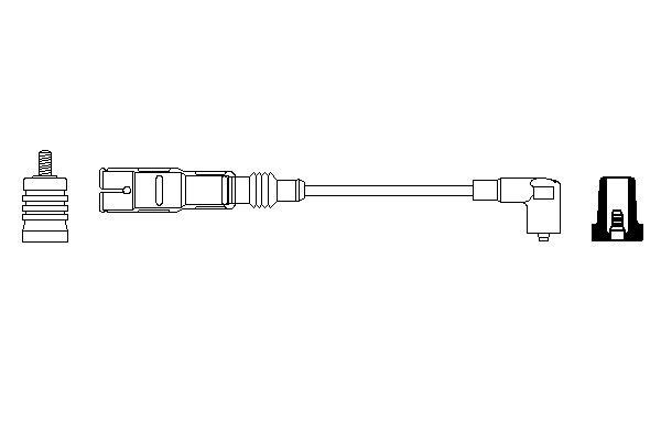 0356912945 Bosch Проводи високовольтні
