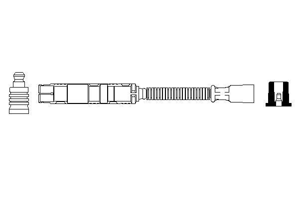 Купити 0356912954 Bosch Провід високовольтні, комплект
