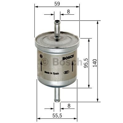 0450905002 Bosch Фільтр палива