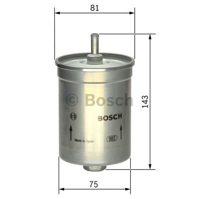 Паливний фільтр 0450905007 Bosch